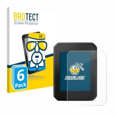 Abbildung von BROTECT Schutzglas für FIT Display Compact 2.0 (6 Stück) Schutzfolie Panzer Folie Glas [Extrem Kratzfest 9H, Anti Fingerprint, Ultra Transparent]