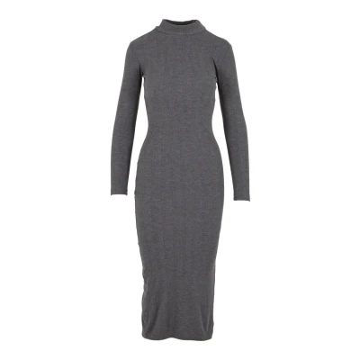Abbildung von Urban Classics Etuikleid, Damen, Größe: Large, Darkgreymelange