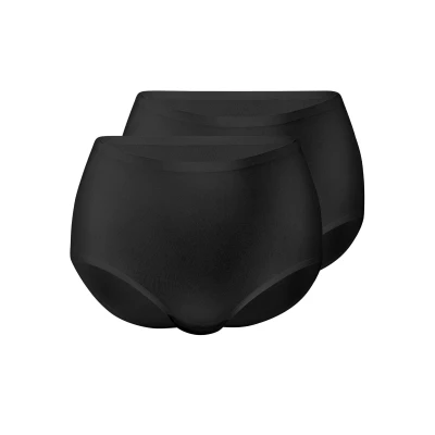 Abbildung von Anita 2P Essential High Waist Briefs Schwarz L/XL Damen