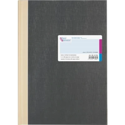 Abbildung von König &amp; Ebhardt und 8614224 Geschäftsbuch / Kladde (A4 kariert 80g/m², 192 Blatt Fadenheftung mit Seitenzahl))