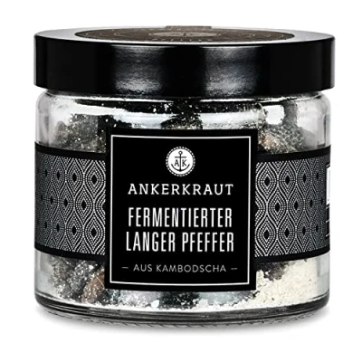 Abbildung von Ankerkraut Fermentierter langer Pfeffer, 140g im Tiegel, Finisher Krönung für Salat, Fleisch und Gemüse, Exklusiv Premium Qualität Genuss pur