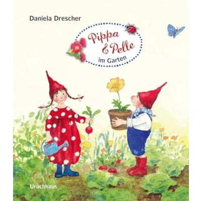 Abbildung von Pippa und Pelle im Garten