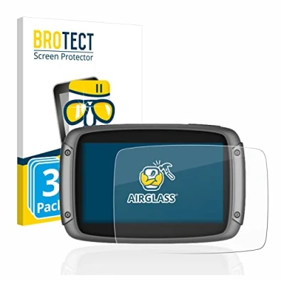 Abbildung von BROTECT Schutzglas für TomTom Rider 500/550 (3 Stück) Schutzfolie Panzer Folie Glas [Extrem Kratzfest 9H, Anti Fingerprint, Ultra Transparent]