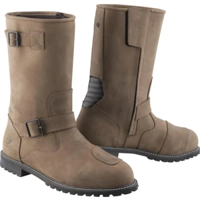 Abbildung von Bogotto Danko wasserdichte Motorrad Stiefel, braun, 48