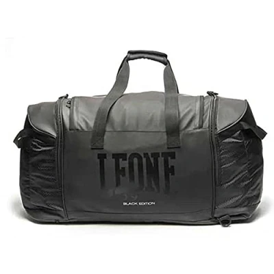 Abbildung von LEONE 1947, BLACK EDITION Taschen Rucksack, Unisex Erwachsene, Schwarz, Taglia Unica, AC941