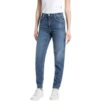 Abbildung von Replay Damen Jeans Keida Baloon Fit, Blau (Medium Blue 009 2), 30W / 28L