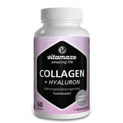 Abbildung von Collagen 300 mg+Hyaluron 100 mg hochdosiert Kapsel (n)