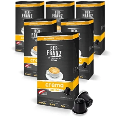 Abbildung von Nespresso kompatible Kaffee Kapseln, 6 x 10 Crema