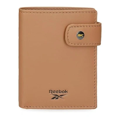 Abbildung von Reebok Switch Vertikale Geldbörse mit Klickverschluss, braun, 8,5 x 10,5 1 cm Leder, Talla única, Klickverschluss