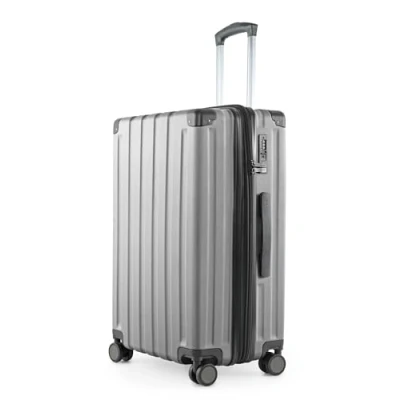 Abbildung von Hauptstadtkoffer Q Damm Mittelgroßer Hartschalenkoffer, TSA, 4 Rollen, Check In Gepäck mit 6 cm Volumenerweiterung, 68cm, 89 L, Silber