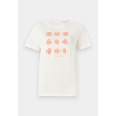 Abbildung von TOM Tailor CREW NECK Tshirt print, Damen, Größe: XS, Whisper white