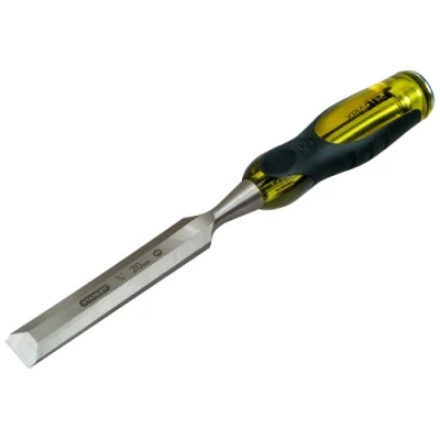Abbildung von Stanley FatMax Beitel, 20mm Klingenbreite, Thru Thang Klinge, Stahl Schlagkappe, Griff mit Weichstoffeinsätzen, 0 16 259