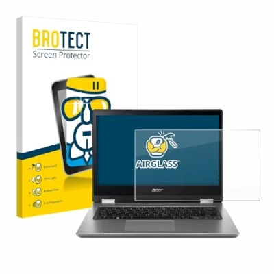 Abbildung von BROTECT Schutzglas für Acer Spin 3 SP314 53GN Schutzfolie Panzer Folie Glas [Extrem Kratzfest 9H, Anti Fingerprint, Ultra Transparent]