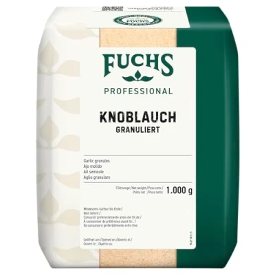 Abbildung von Fuchs Professional Knoblauch granuliert 1 kg im Beutel