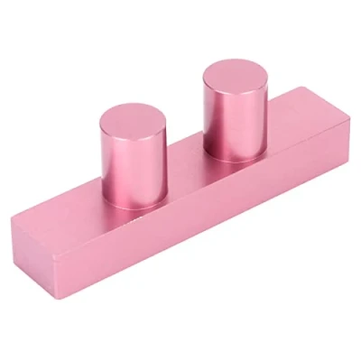 Abbildung von DIY Lippenstift Form Aluminiumlegierung Lippenbalsam 2 Loch Enthalter, machen Tool Kit Set Maker