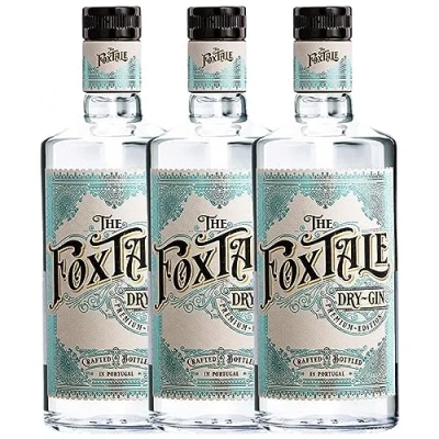 Abbildung von Gin Casa Redondo The Foxtale Dry Portugal 70 cl (Schachtel mit 3 Flaschen von cl)
