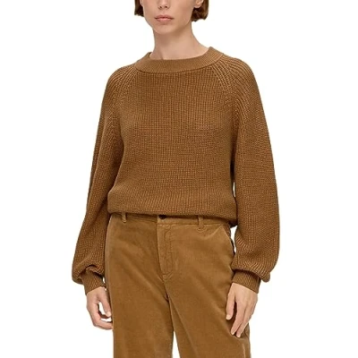 Abbildung von s.Oliver Strickpullover, Damen, Größe: 44, Sandstein
