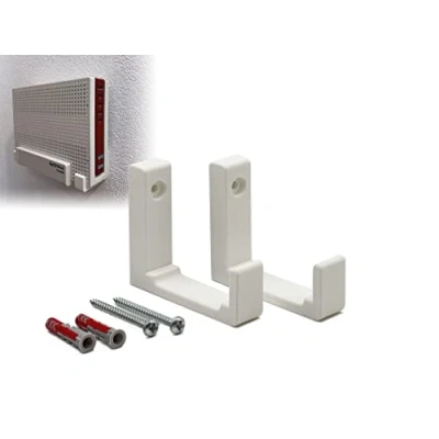 Abbildung von Printari Wandhalterung für Kabel Router AVM FritzBox 6590, 6591, 6690 Cable inkl. Befestigungsmaterial