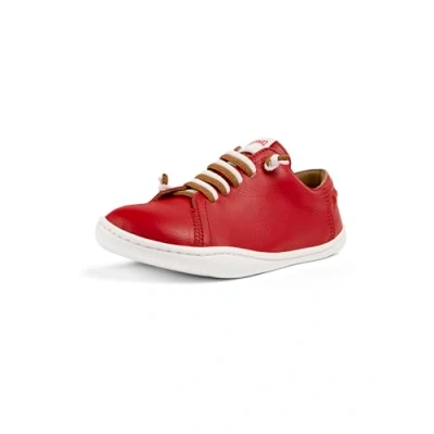 Abbildung von Camper PEU CAMI KIDS Unisex Schnürer für Kinder, Größe: 27, Bright red Schuhe