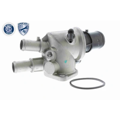 Abbildung von VEMO V24 99 0002 Kühlwasserthermostat 88 EXPERT KITS + mit Dichtung Sensor Metallgehäuse ALFA ROMEO: 156 Sportwagon, Limousine, FIAT: Multipla