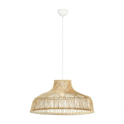 Abbildung von Pendelleuchte Bali mit Rattanschirm