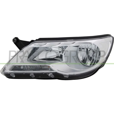 Abbildung von PRASCO VG8074903 Scheinwerfer rechts H7/H7 mit Stellmotor für LWR VOLKSWAGEN: Tiguan I
