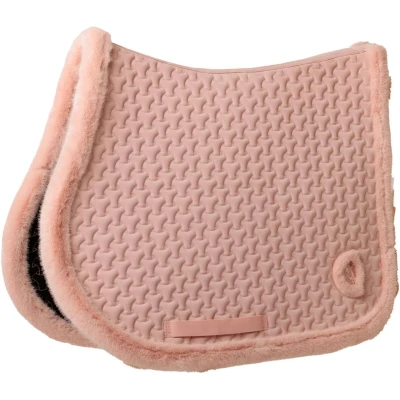 Abbildung von Schabrake Fake Fur Plaited Quilt Springen alt rosa