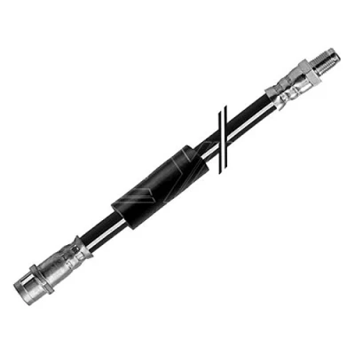 Abbildung von MEYLE 014 525 0026 Bremsschläuche Hinterachse 375 M10x1 MERCEDES BENZ: E Klasse Limousine, T modell, CLS Coupe