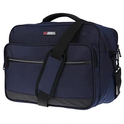 Abbildung von Christian Wippermann Umhängetasche Laptoptasche 17 Zoll Herren Tasche, Messenger Bag Damen Schwarz