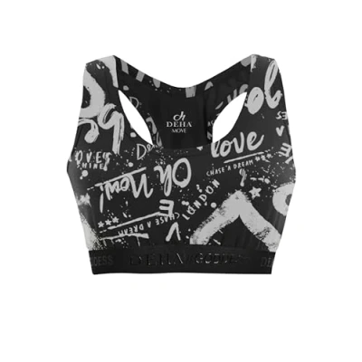 Abbildung von Deha Bustier, Damen, Größe: Large, Nero fantasia