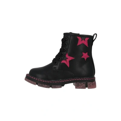 Abbildung von Palado Schnürstiefelette für Kinder, Größe: 34, Schwarz Schuhe