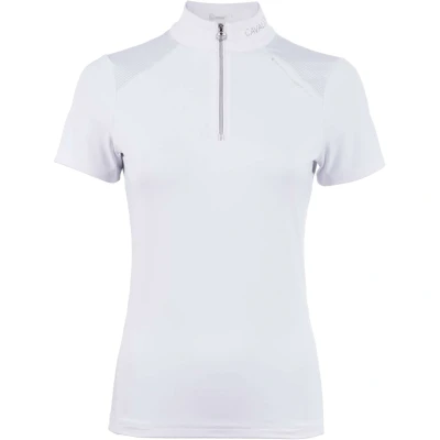 Abbildung von Cavallo Turniershirt Caval Halfzip Weiß 40