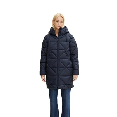 Abbildung von TOM Tailor Denim Wintermantel, Damen, Größe: Medium, Sky captain blue