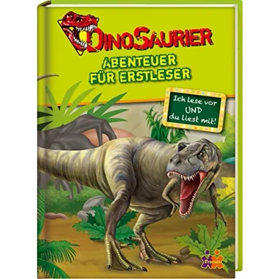 Abbildung von Dinosaurier. Abenteuer für Erstleser (Ich lese vor und du liest mit!) 1. Klasse