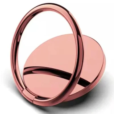 Abbildung von YGKJ Handy Ringhalter, Smartphone Fingerhalter, 360 Grad Drehung Universal Phone Ring Halterung Ringhalter Fingerhalterung Ständer Handyhalterung Kompatibel mit iPhone iPad Samsung und mehr (Rosegold)