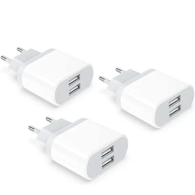 Abbildung von USB Ladegerät, 3 Pack 2.1A/5V Adapter für iPhone 11 XS XR X 8 7 6 6S Plus 14 13 12 Samsung,Stecker Netzteil Netzstecker Ladestecker Stromadapter Schnellladen Steckdosenadapter Ladeadapter Nisiyama