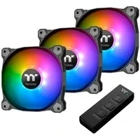 Abbildung von Thermaltake Pure 12 Argb Sync Gehäuselüfter Tt Premium Edition (3 Fan Pack),CL F079 PL12SW A,Schwarz