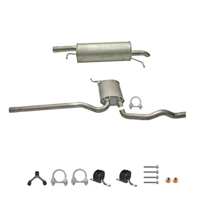 Abbildung von Ferroz Export Ersatz für Auspuffanlage Auspuff VW Passat B5 1.6, auch Variant, mit Anbausatz