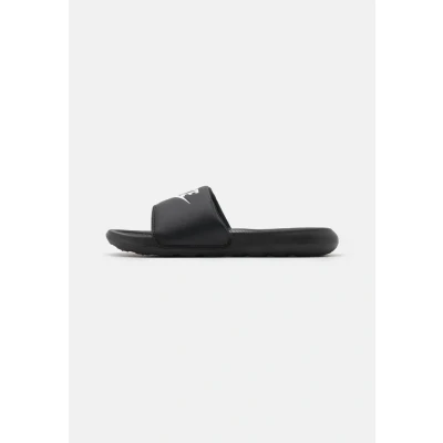 Abbildung von Nike Sportswear Victori ONE Slide Pantolette flach, Damen, Größe: 36.5, Black/white Schuhe