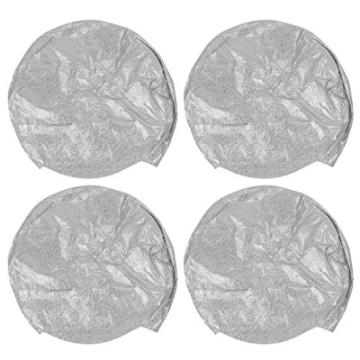 Abbildung von reifenabdeckung,reifenabdeckung,reifenabdeckung,4er Set Reifenabdeckungen, RV Radabdeckungen wasserdichte Aluminiumfolie Anti Reifenschutz Sonnen Regen Schnee Schutz für