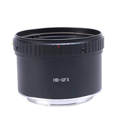 Abbildung von Hersmay HB auf GFX Objektivadapter kompatibel mit Hasselblad V CF Mount Objektiv Fuji G Passend für Fujifilm 50S, 50R, 100, 100S und VG GFX1 spiegelloses Kameragehäuse