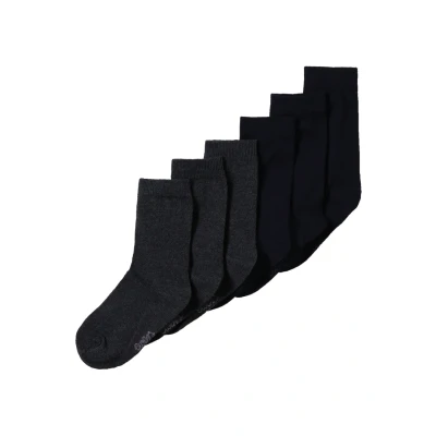 Abbildung von Ewers 6 PACK Socken für Kinder, Größe: 23 26, Marine/anthrazit
