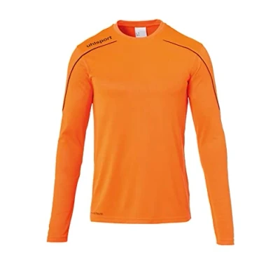 Abbildung von uhlsport Herren Stream 22 Langarm Trikot, Fluo orange/Schwarz, XL
