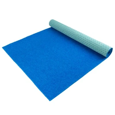 Abbildung von Primaflor Premium Rasenteppich PARK, Blau, 2,00m x 15,50m Viele Größen Wasserdurchlässiger Vliesrasen mit Noppen Robuster Outdoor Bodenbelag als Meterware für Balkon und Terrasse