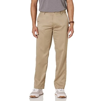 Abbildung von Amazon Essentials Herren Golf Stretchhose, Klassischer Schnitt (erhältlich in Big &amp; Tall), Khakibraun, 33W / 32L