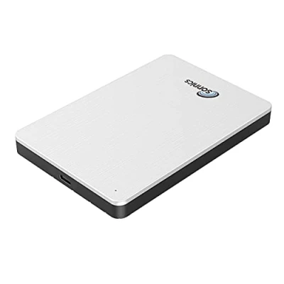 Abbildung von Sonnics 1TB Silber Externe tragbare Festplatte Typ C USB 3.1 kompatibel mit Windows PC, Mac, Smart TV, Xbox One/Series X und PS4/PS5