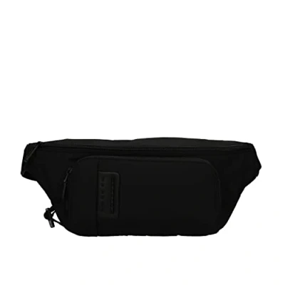 Abbildung von Piquadro P16 Gürteltasche aus Leder und Stoff, Schwarz, Taglia Unica, Sportliche
