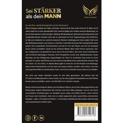 Abbildung von Sei Stärker als Dein Mann: Raus aus toxischen Beziehungen und emotionalen Abhängigkeiten. &quot;Hol Dir Leben zurück&quot;