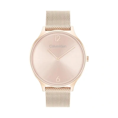 Abbildung von Calvin Klein Quarzuhr Timeless 2H, 25200002, Armbanduhr, Damenuhr, Mineralglas, IP Beschichtung
