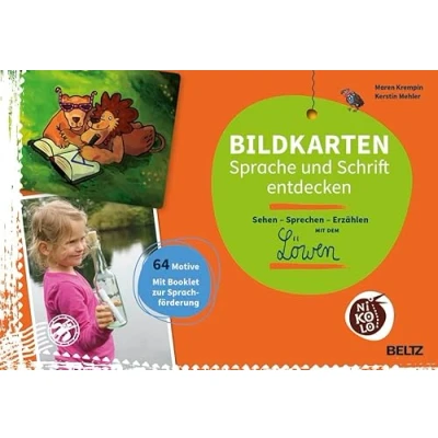 Abbildung von Bildkarten Sprache und Schrift entdecken: Sehen Sprechen Erzählen mit dem Löwen (Beltz Nikolo)